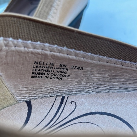 ABEO B.I.O. SYSTEM Women's Nellie Neutral Stone Leather Ortho Support Size 8 - Picture 10 of 10